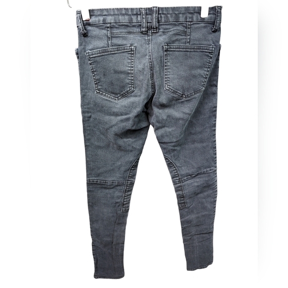 Wax Biker Style Skinny Jeans Sz 3 - Picture 2 of 11